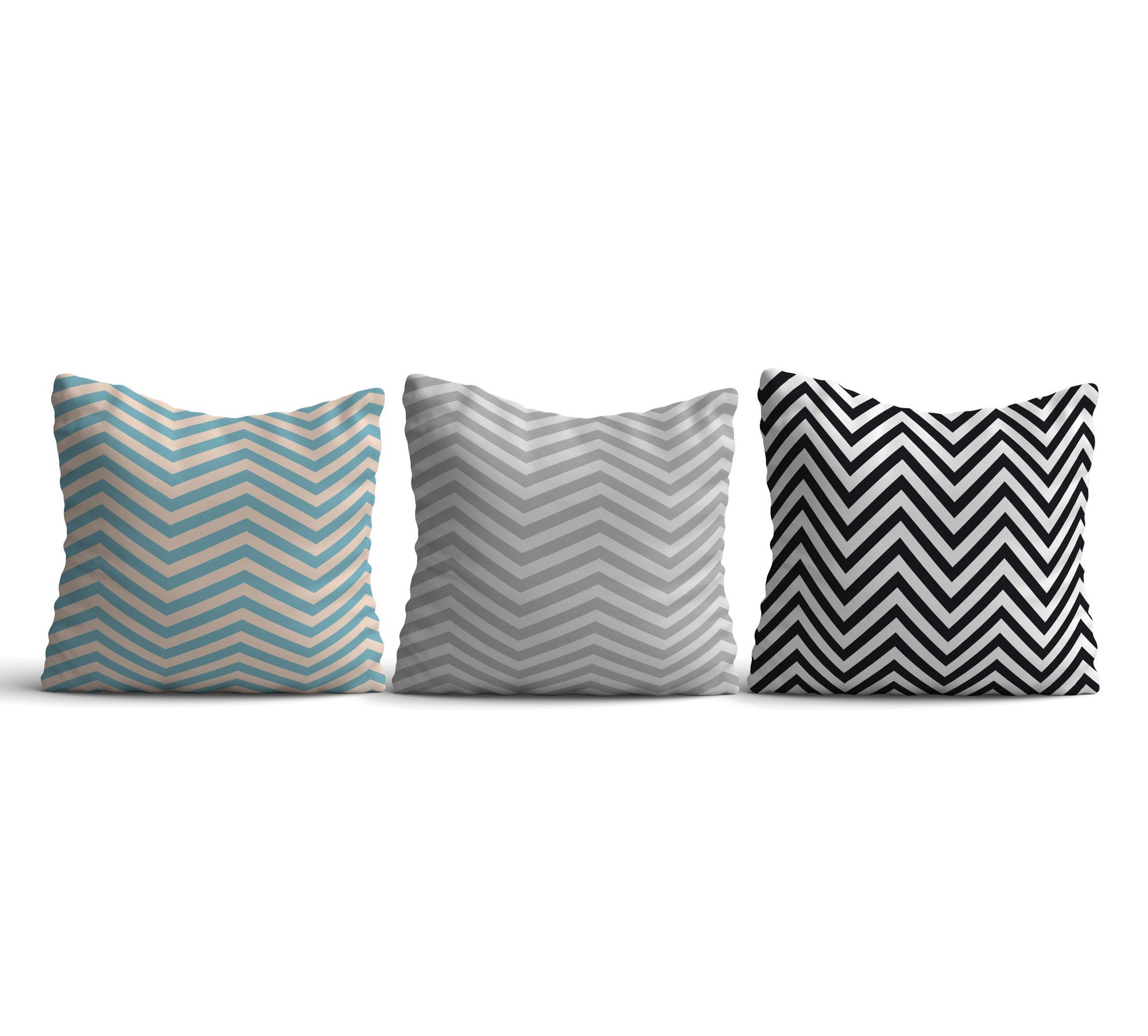 Conjunto de almofadas – 43 x 43 cm – Multicolorido – 50% Algodão / 50% Poliéster