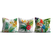 Conjunto de almofadas – 43 x 43 cm – Multicolorido – Algodão e poliéster