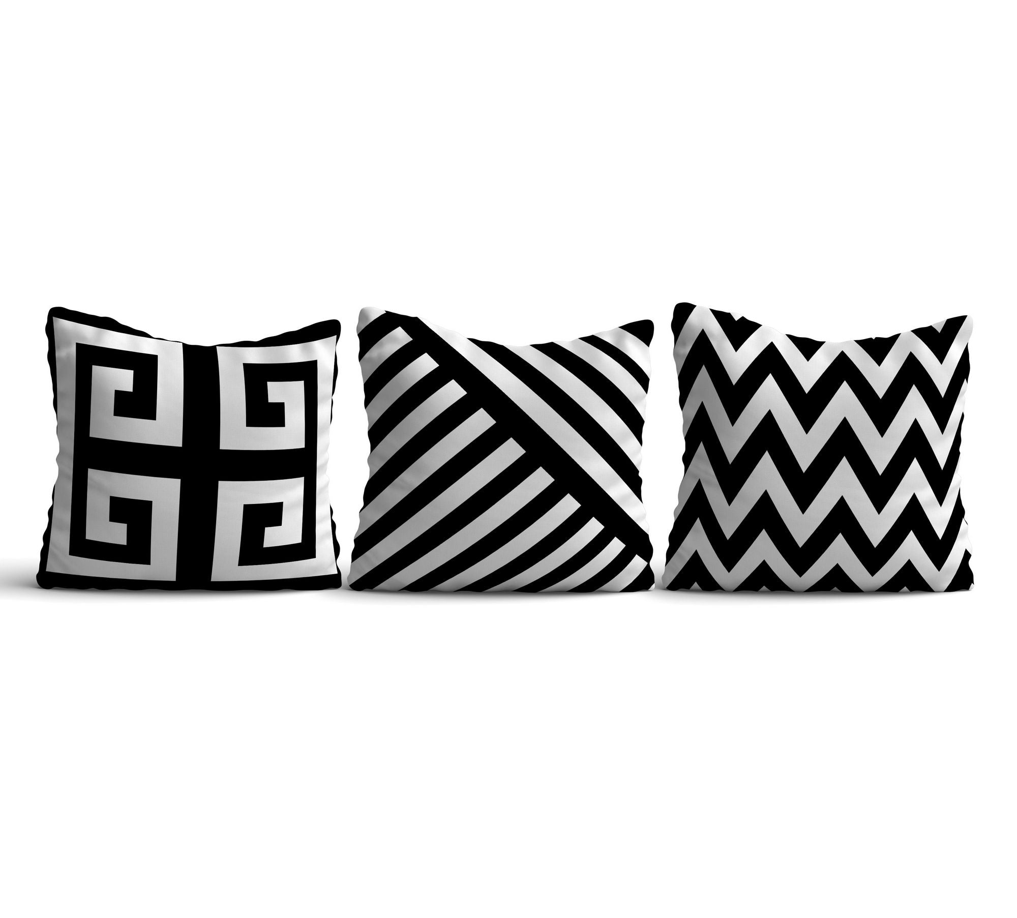 Conjunto de almofadas – 43 x 43 cm – Multicolorido – Algodão e poliéster