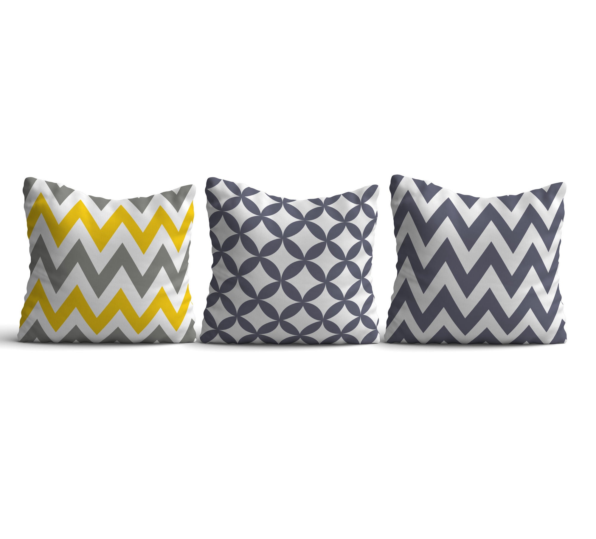 Conjunto de almofadas – 43 x 43 cm – Multicolorido – ALGODÃO e POLIÉSTER