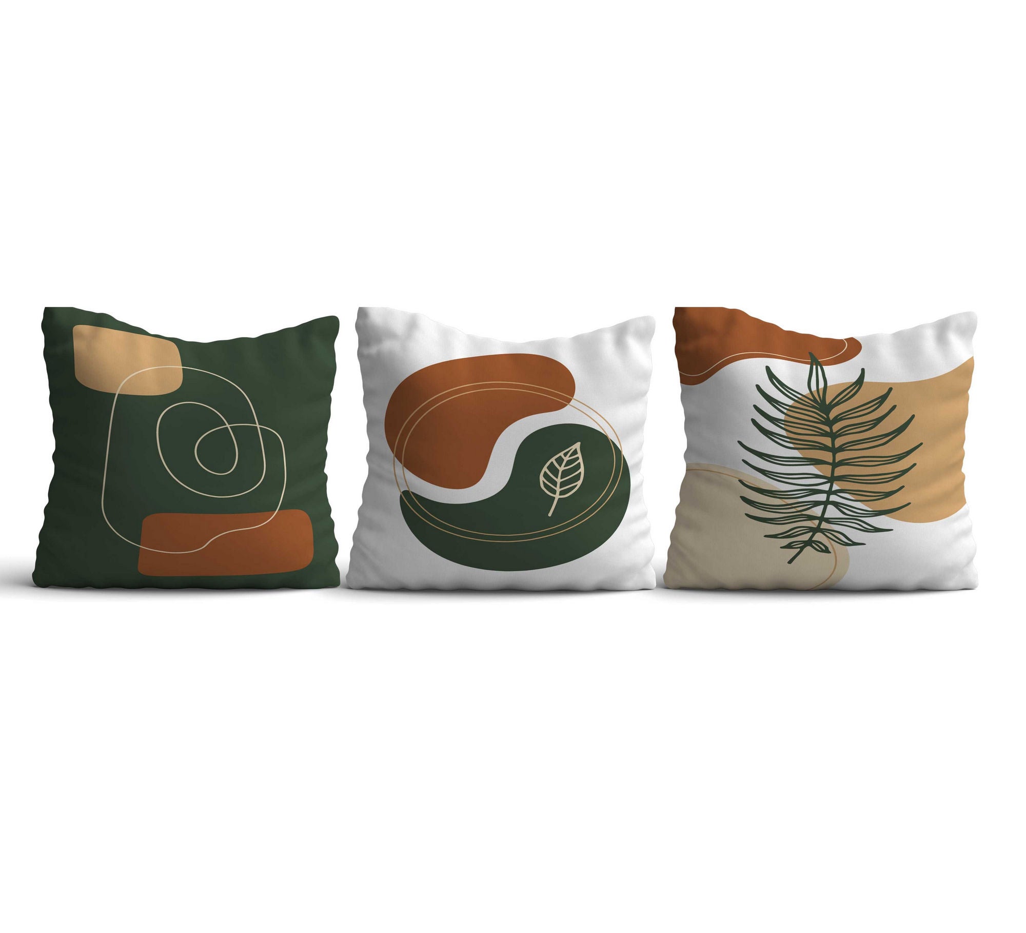 Conjunto de almofadas – 43 x 43 cm – Multicolorido – Algodão e Poliéster