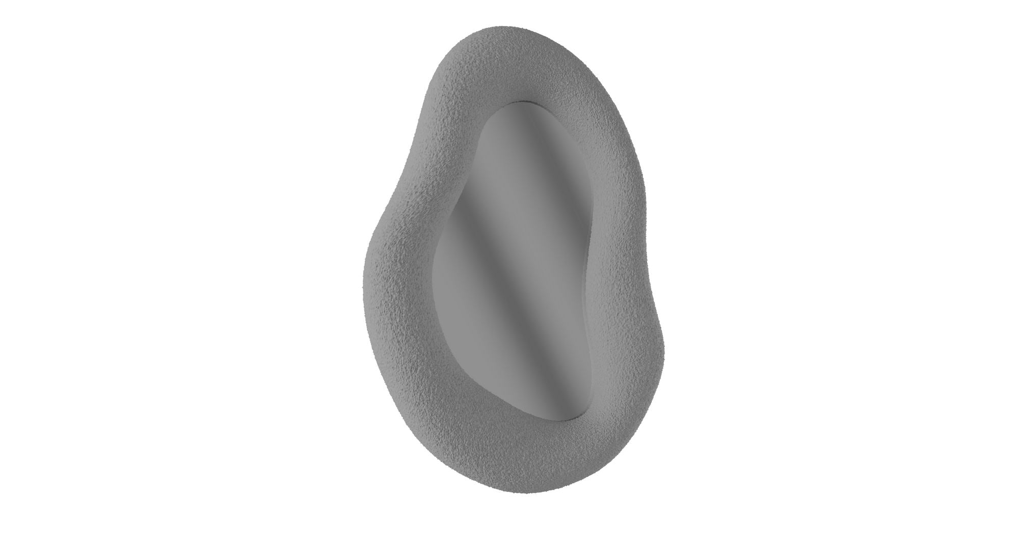 Espelho Decorativo-Wabi Sabi Eclipse-Cinza Concreto