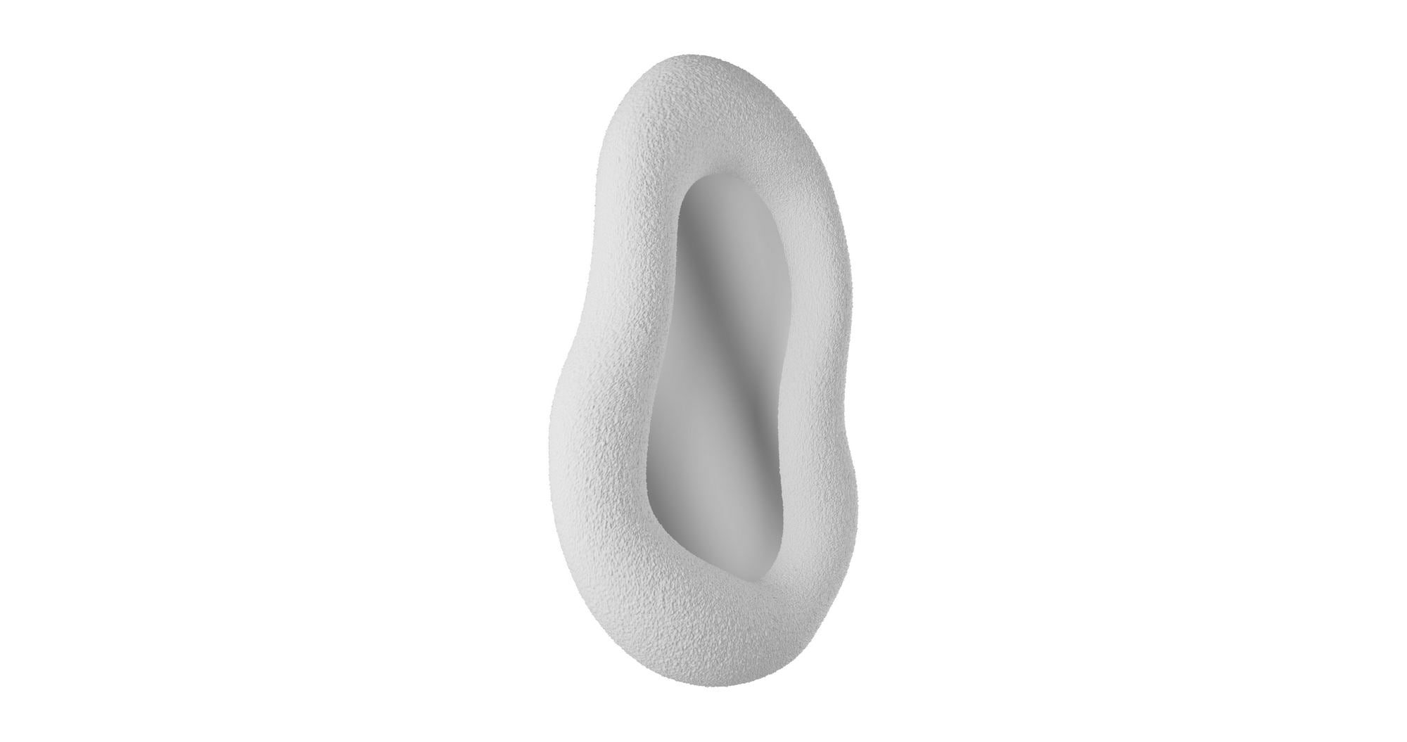 Espelho Decorativo-Wabi Sabi Wabi-Branco