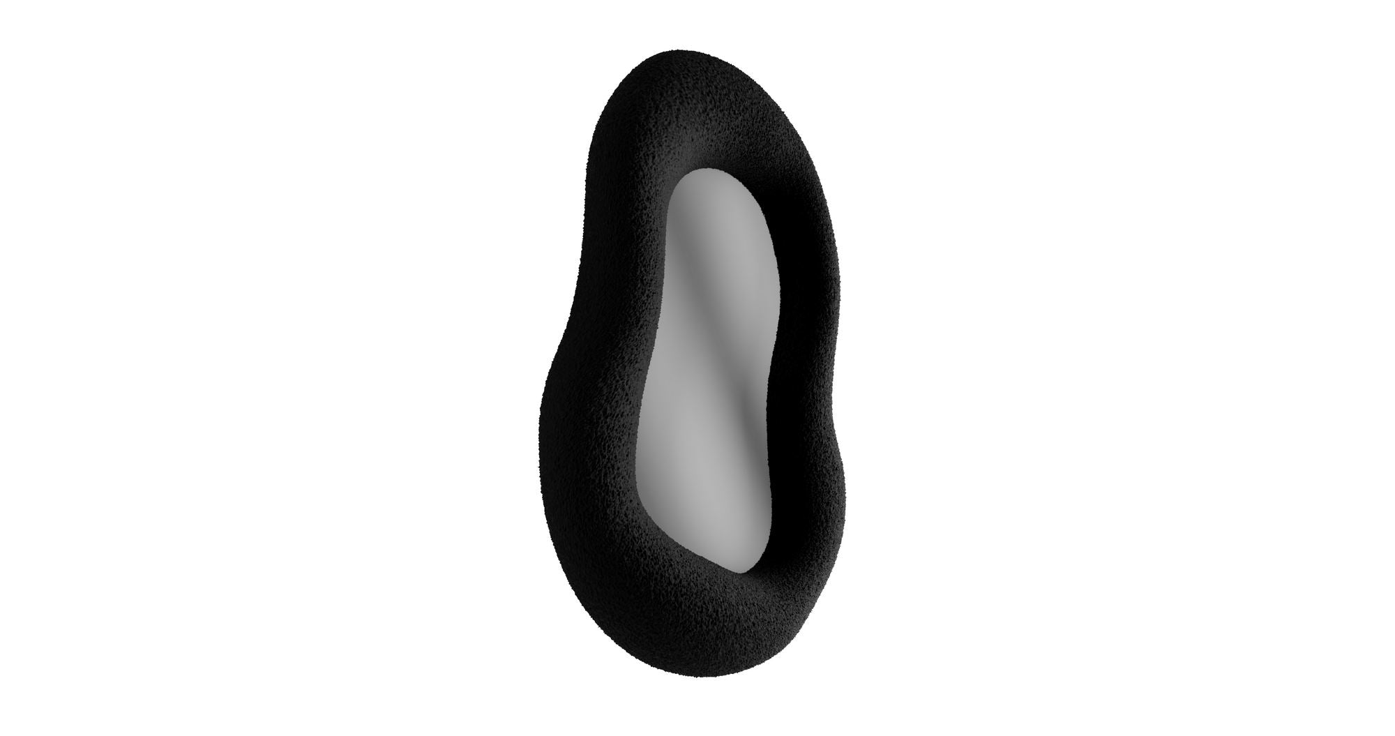 Espelho Decorativo-Wabi Sabi Wabi-Preto