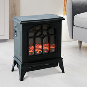 Lareira Elétrica Portátil 1000/2000W - 36,5x24x46cm - Cor Preto
