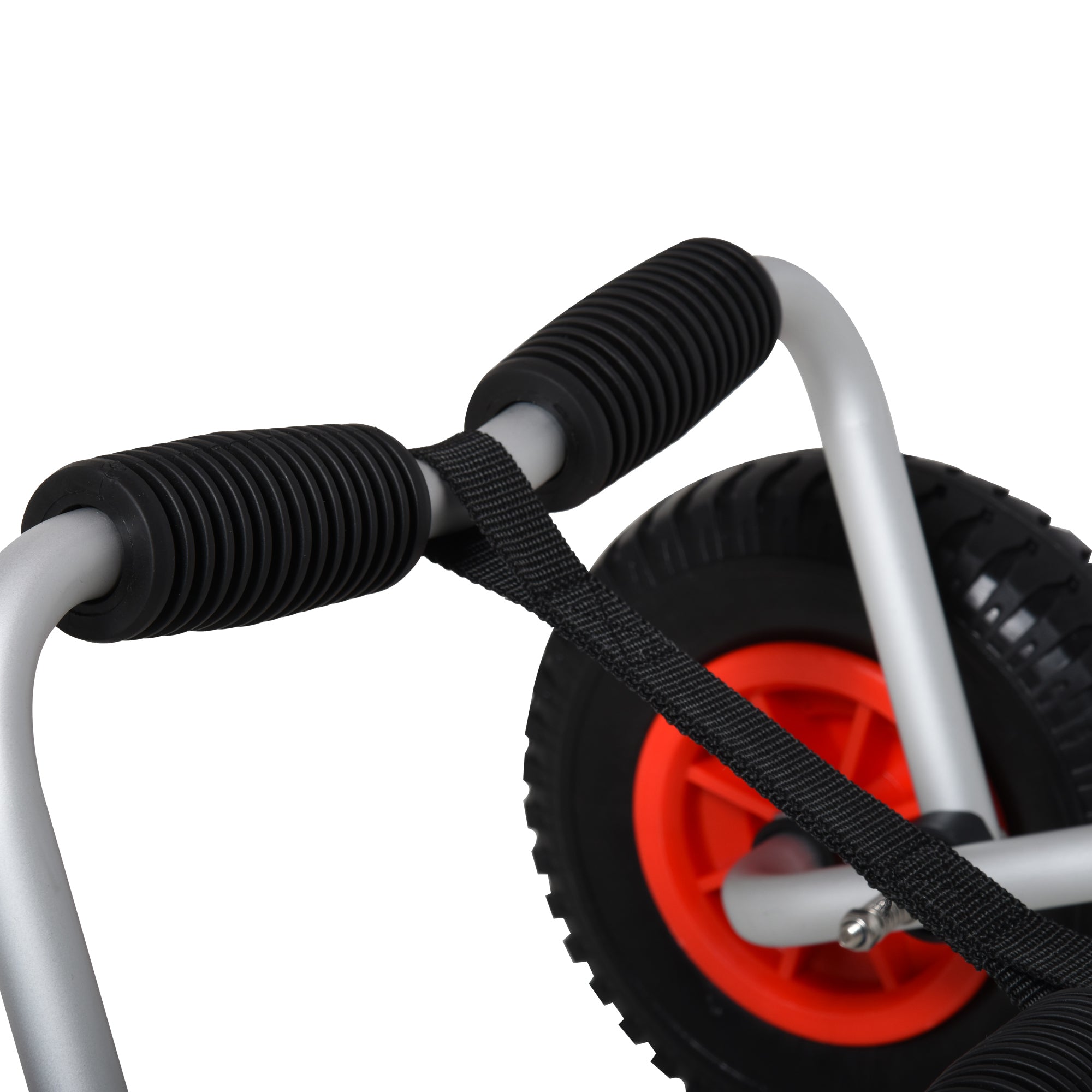 Carrinho de Transporte Dobrável para Caiaque - Prata 57,5x33x24 cm