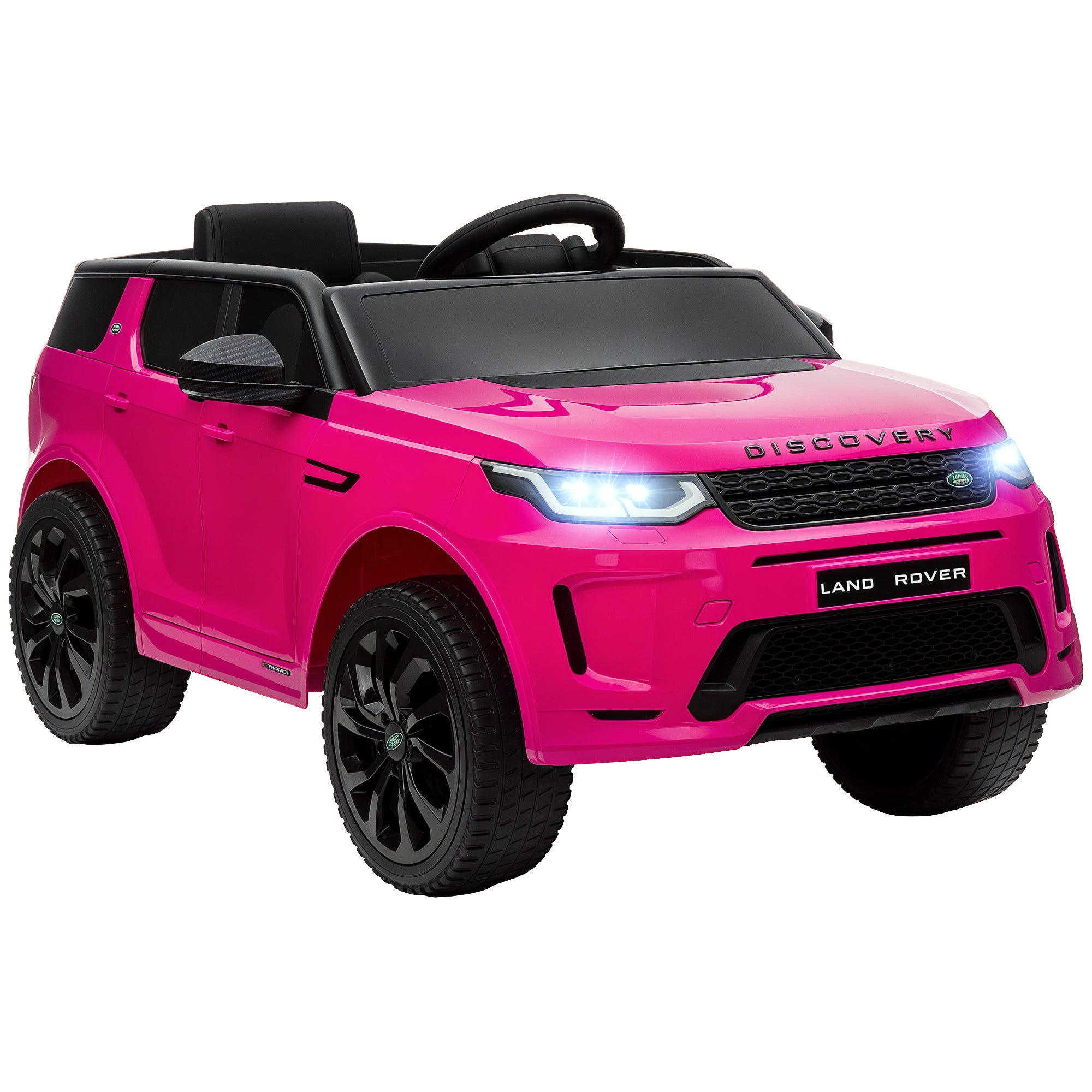 Carro Elétrico Infantil Rosa 106x65,5x51 cm com Licença Land Rover