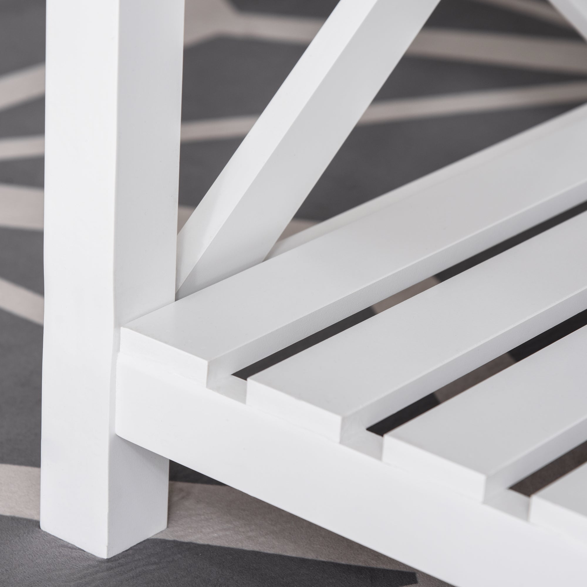 Mesa de Centro Moderna com Prateleira de Armazenamento - 116x60x48 cm - Madeira Natural e Branco