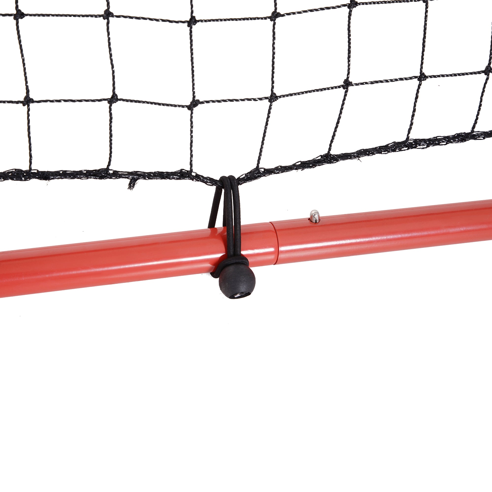 Rede de Rebote com Ângulo Ajustável 96x80x96cm - Vermelho