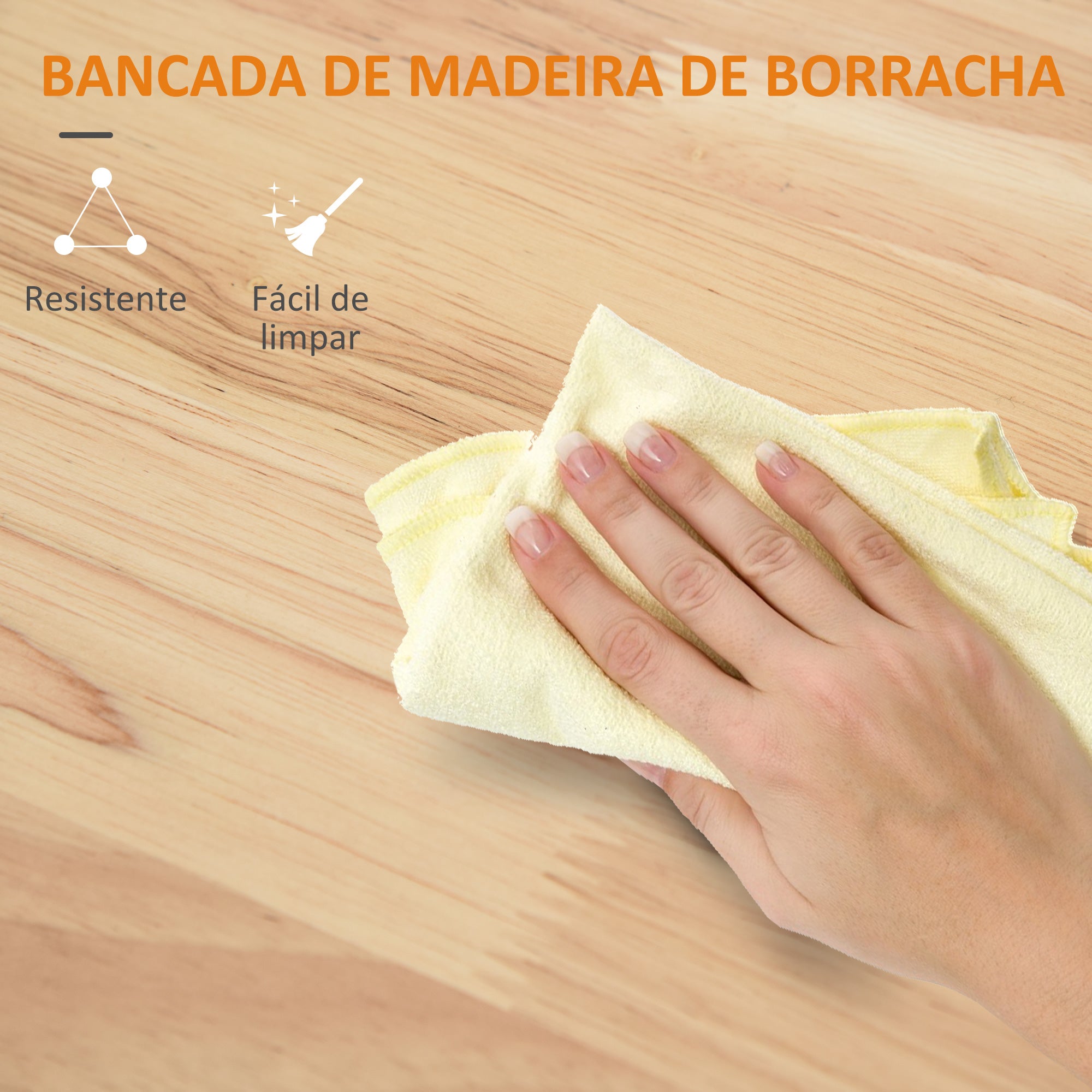 Carrinho de Cozinha com Bancada Rebatível 128,8x75,5x92,5 cm Branco e Madeira
