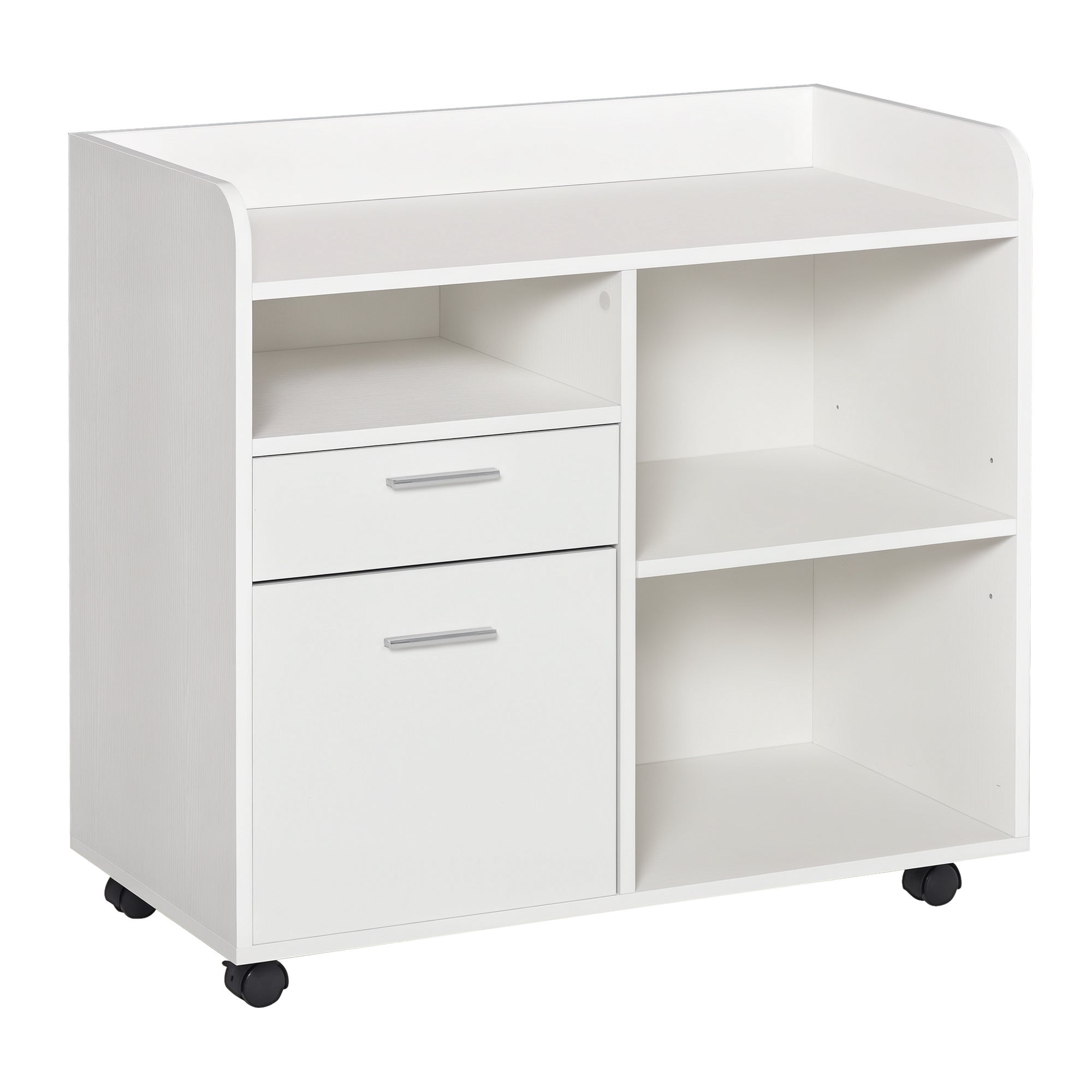 Armário para Impressora Multifuncional - Branco 80x40x72 cm