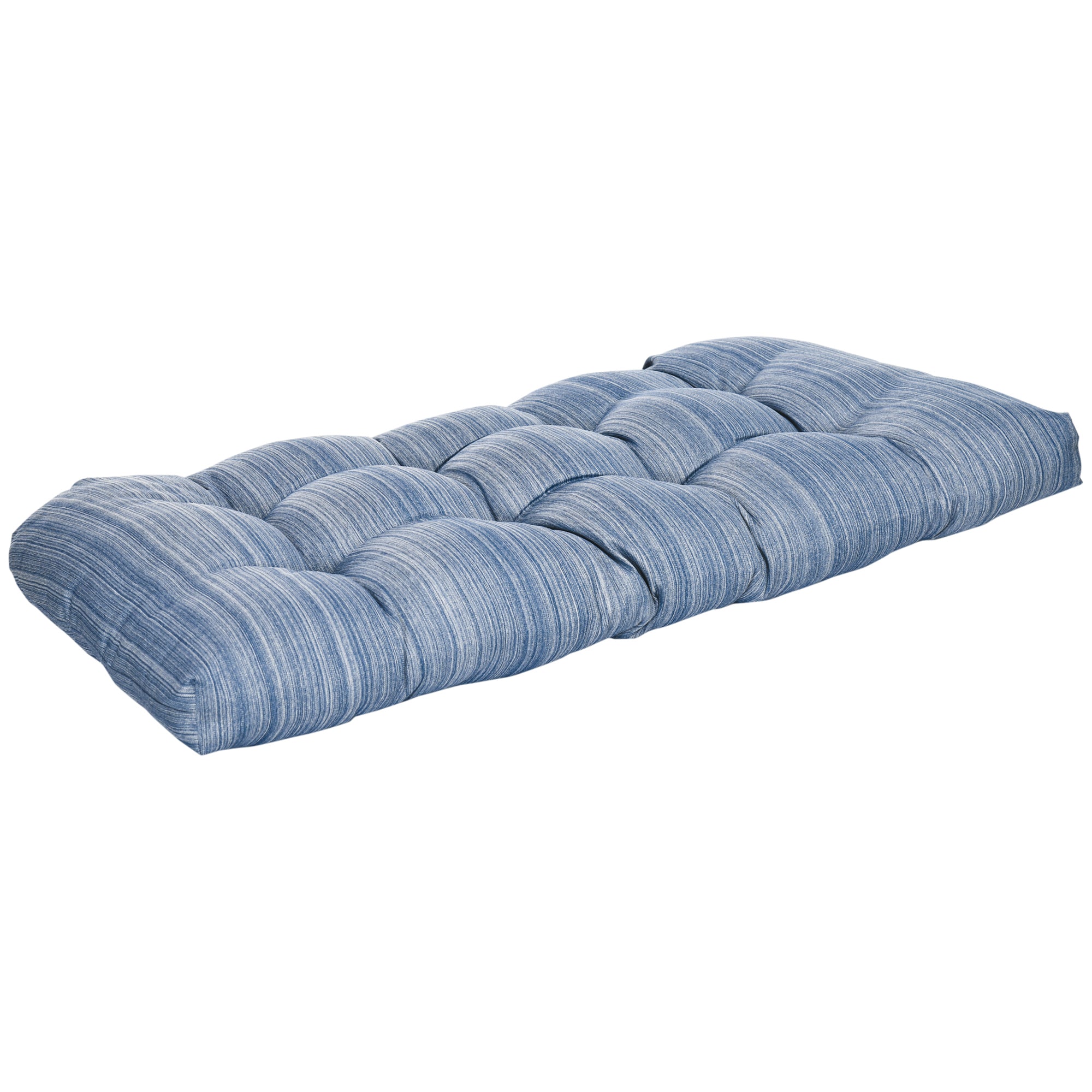 Almofada para Bancos de Jardim 110x48x8cm Azul