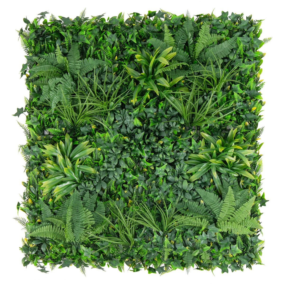 Conjunto de Painéis de Sebe Artificial – 50 x 50 cm – Verde – PE