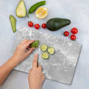 Tábua de Corte – 20 x 30 cm – Multicolorido – Vidro Temperado