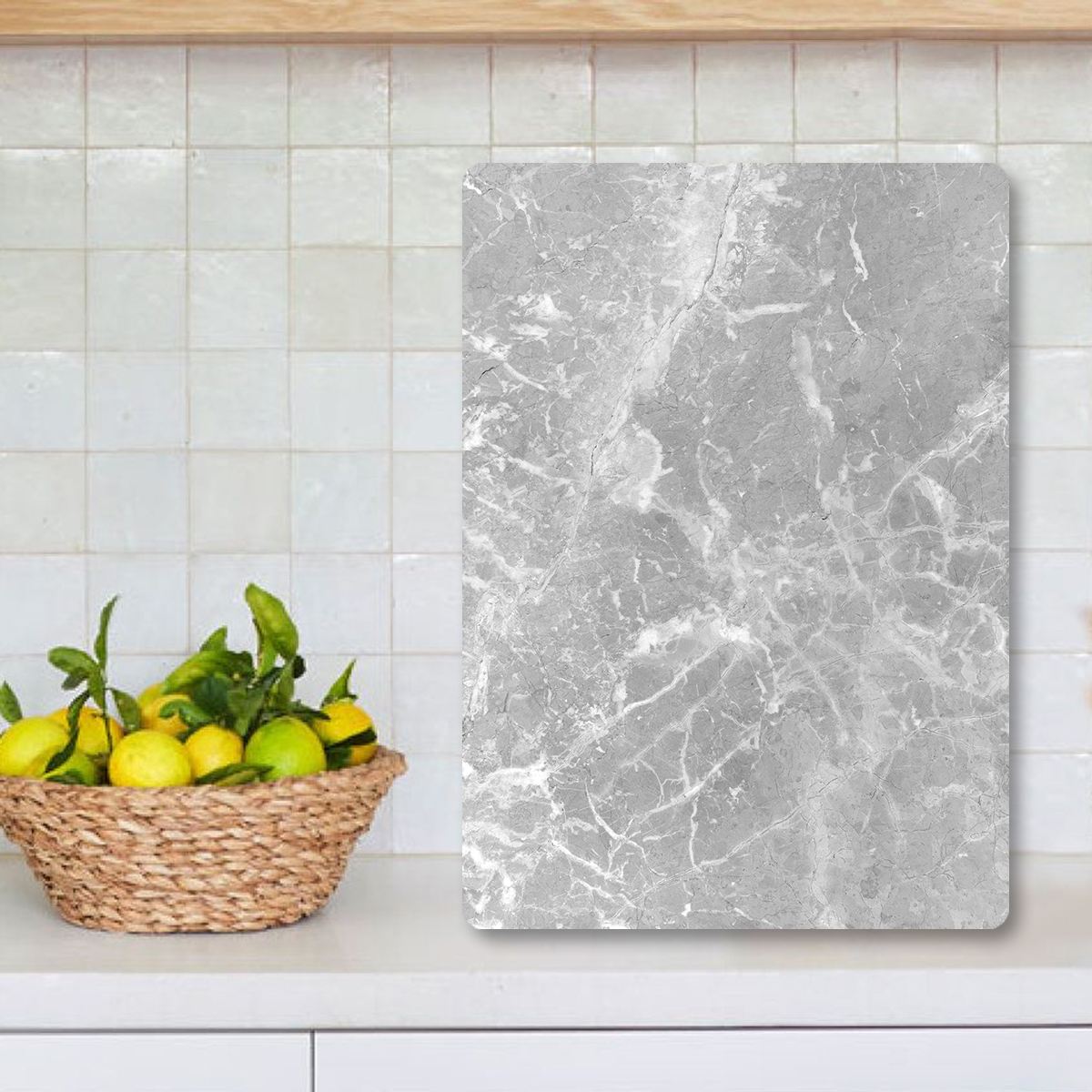 Tábua de Corte – 30 x 40 cm – Multicolorido – Vidro Temperado