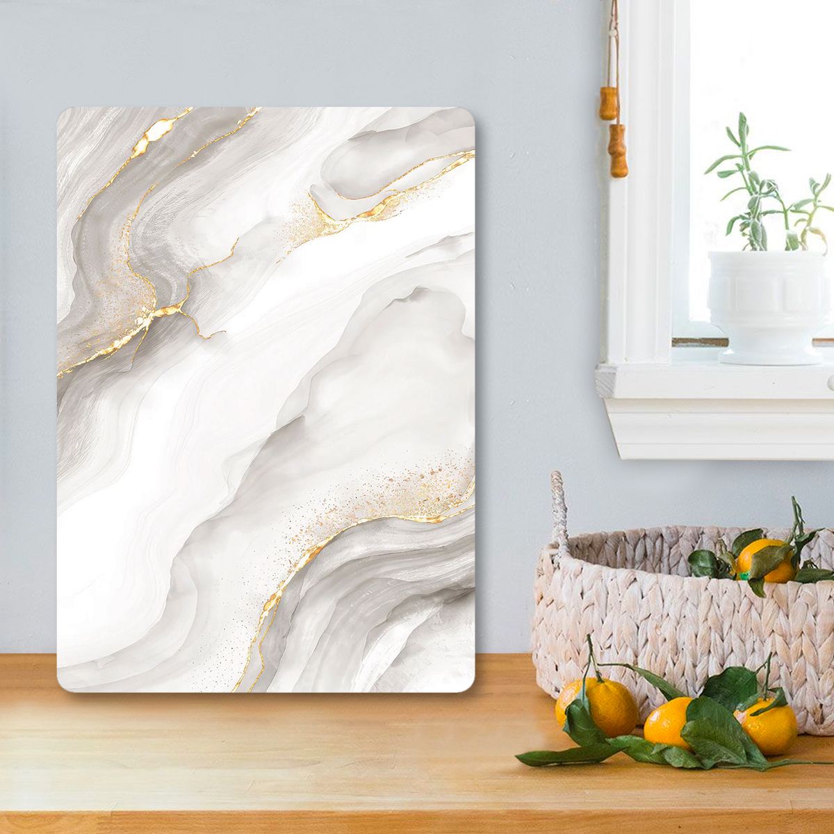 Tábua de Corte – 30 x 40 cm – Multicolorido – Vidro Temperado