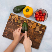 Tábua de Corte – 30 x 40 cm – Multicolorido – Vidro Temperado