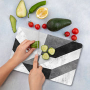 Tábua de Corte – 20 x 30 cm – Multicolorido – Vidro Temperado