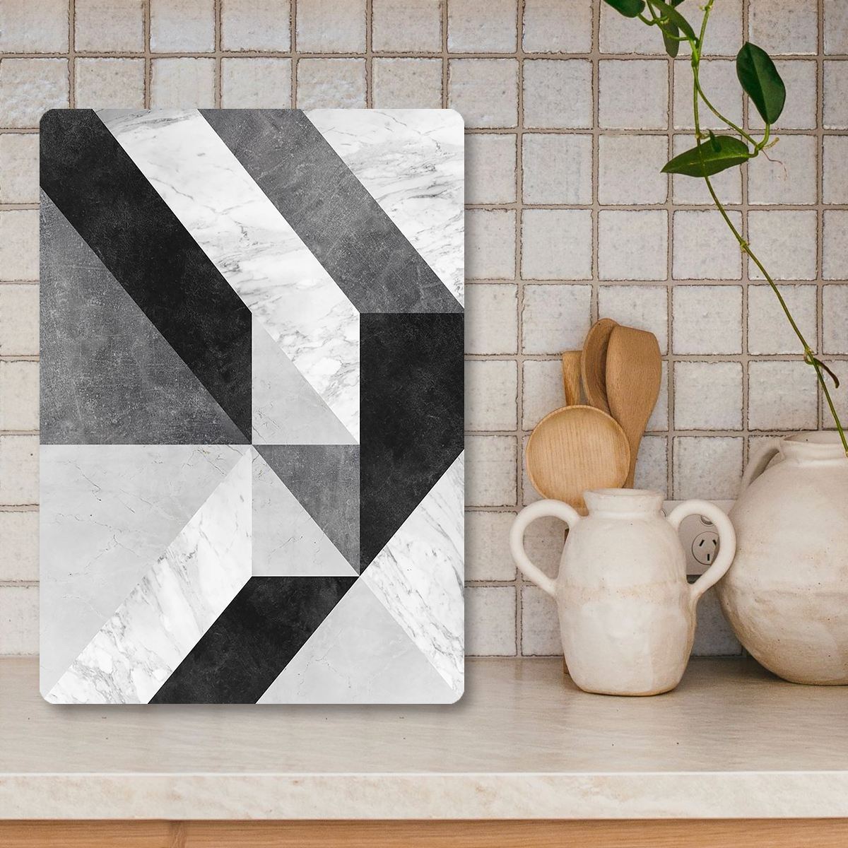 Tábua de Corte – 30 x 40 cm – Multicolorido – vidro temperado