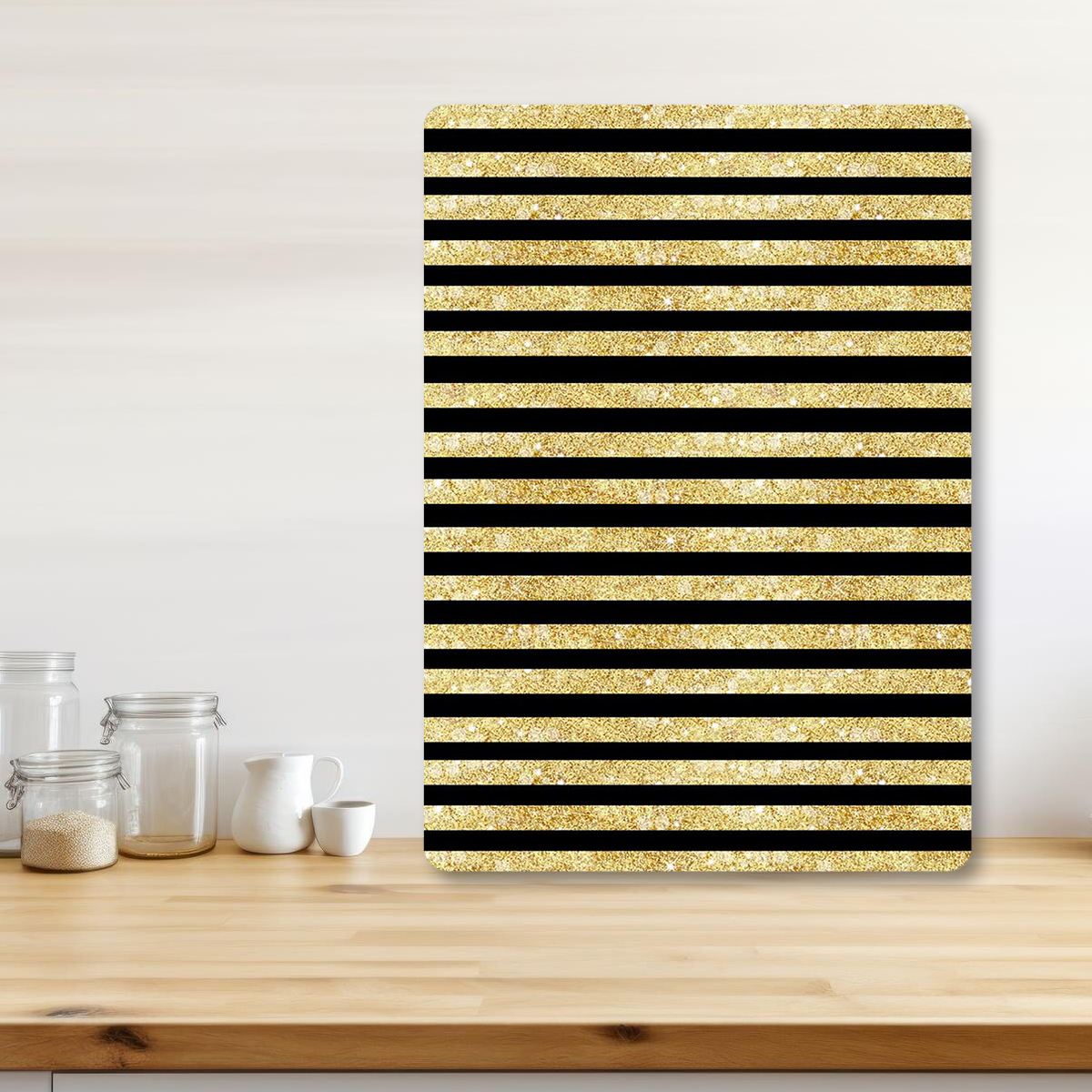 Tábua de corte em vidro temperado – 20 x 30 cm – Multicolorido