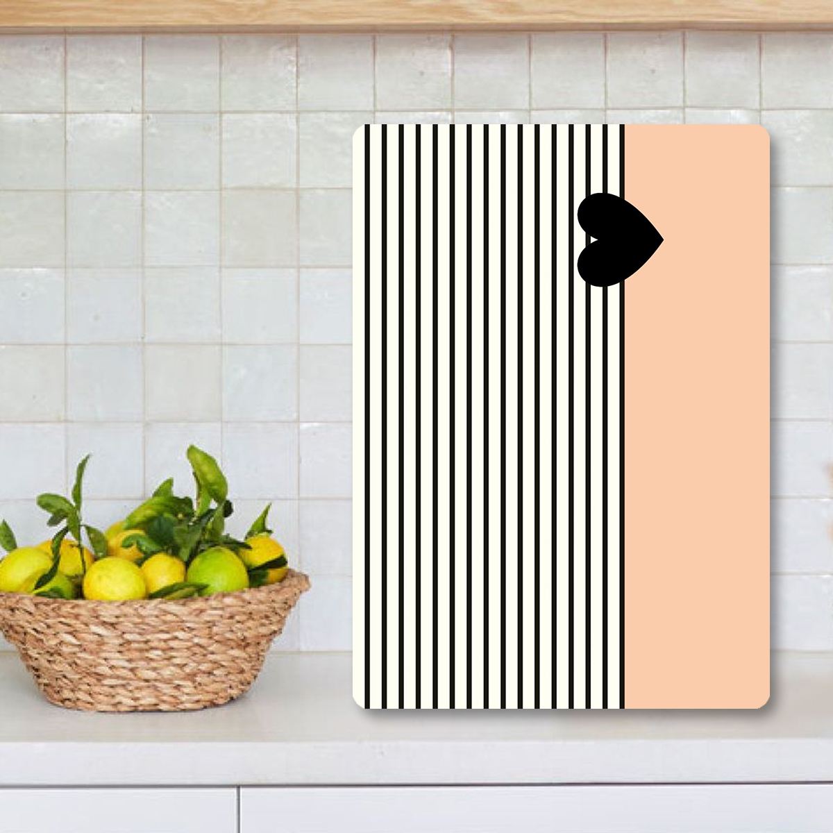 Tábua de Corte – 20 x 30 cm – Multicolorido – Vidro Temperado