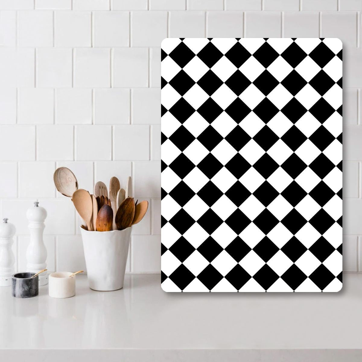 Tábua de corte – 30 x 40 cm – Multicolorido – Vidro Temperado