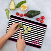 Tábua de corte – 30 x 40 cm – Multicolorido – vidro temperado