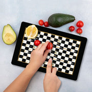 Tábua de corte – 30 x 40 cm – Multicolorido – Vidro temperado