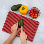 Tábua de Corte – 30 x 40 cm – Multicolorido – Vidro Temperado