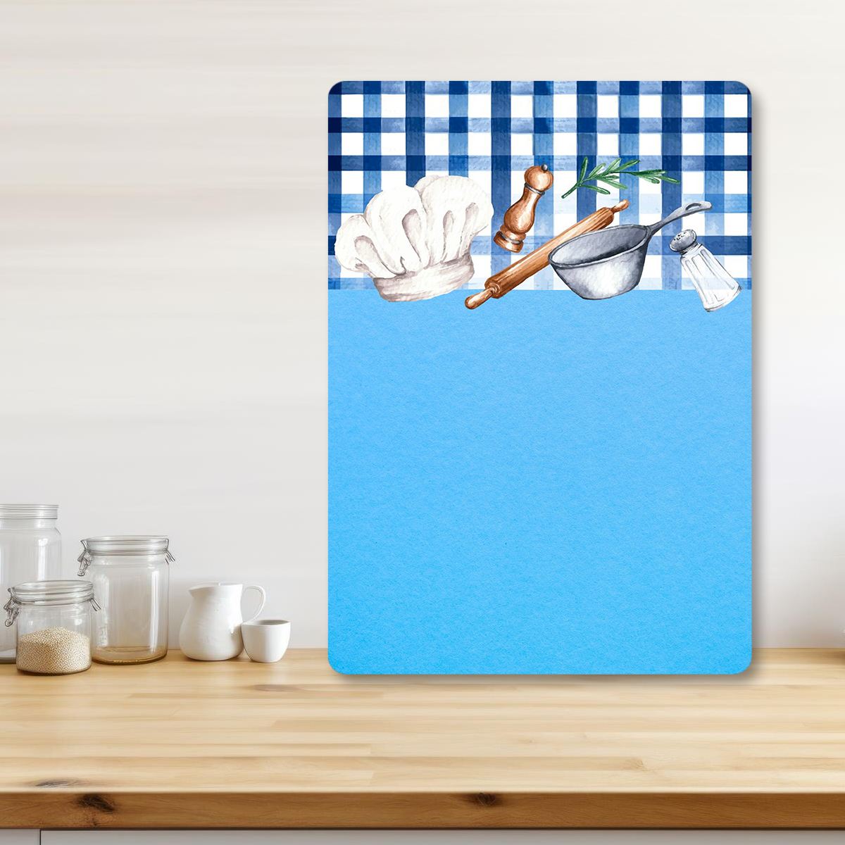 Tábua de corte – 30 x 40 cm – Multicolorido – Vidro temperado