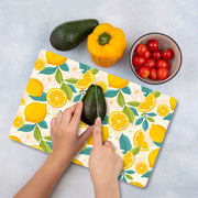 Tábua de corte – 30 x 40 cm – Multicolorido – Vidro temperado