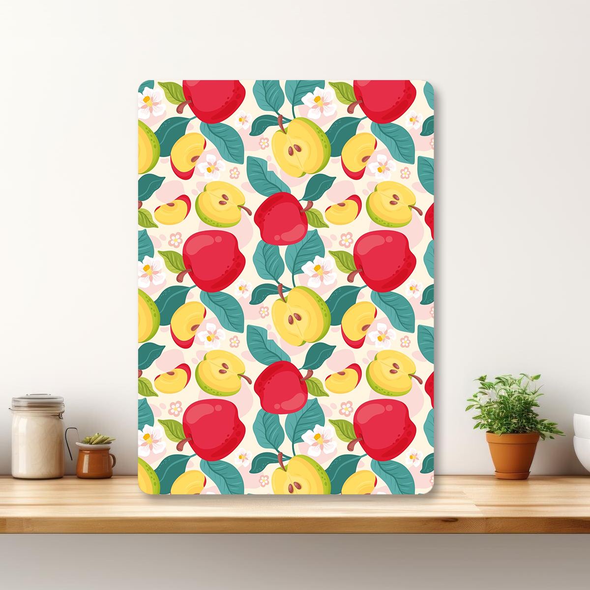 Tábua de Corte – 30 x 40 cm – Multicolorido – Vidro Temperado