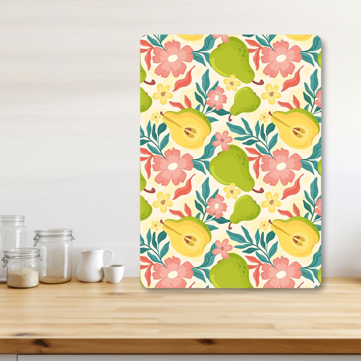 Tábua de Corte – 30 x 40 cm – Multicolorido – Vidro Temperado