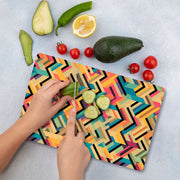 Tábua de corte – 20 x 30 cm – Multicolorido – Vidro Temperado