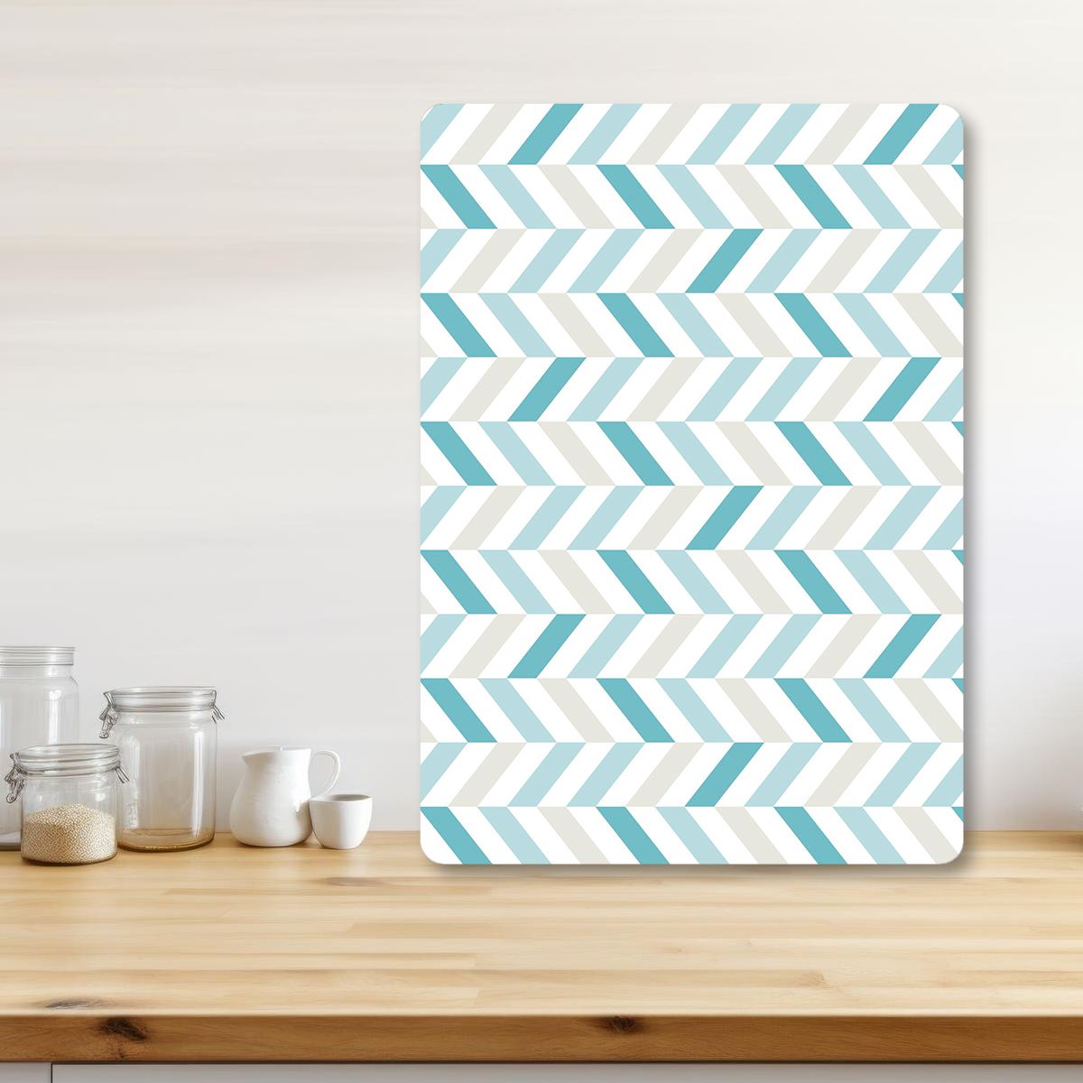 Tábua de corte em vidro temperado – 30 x 40 cm – Multicolorido