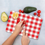 Tábua de corte – 30 x 40 cm – Multicolorido – vidro temperado