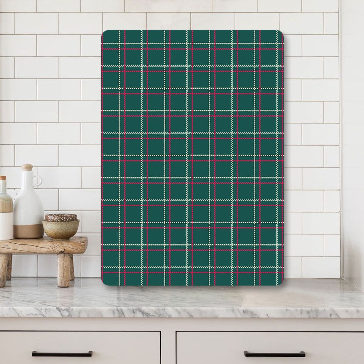 Tábua de corte – 20 x 30 cm – Multicolorido – Vidro temperado