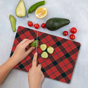 Tábua de corte – 30 x 40 cm – Multicolorido – Vidro temperado