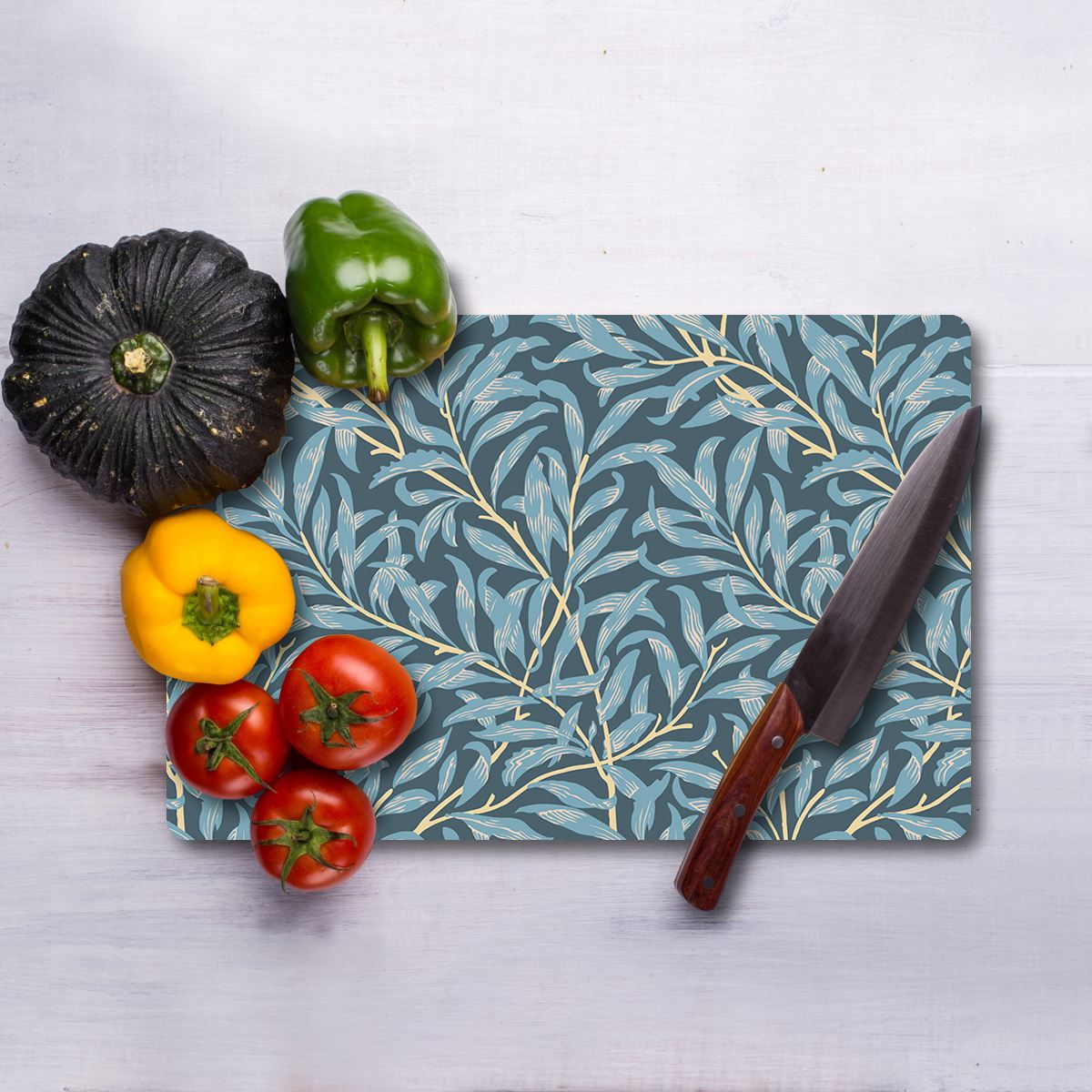 Tábua de Corte – 20 x 30 cm – Multicolorido – Vidro Temperado