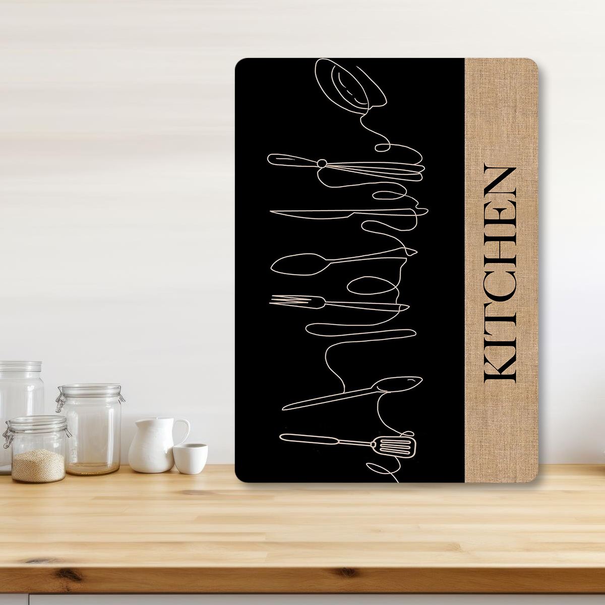 Tábua de corte em vidro temperado – 30 x 40 cm – Multicolorido