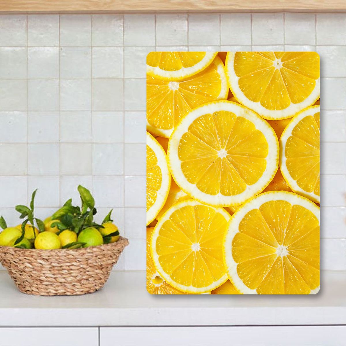 Tábua de corte – 20 x 30 cm – Multicolorido – vidro temperado