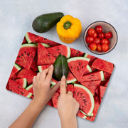 Tábua de Corte – 20 x 30 cm – Multicolorido – Vidro Temperado