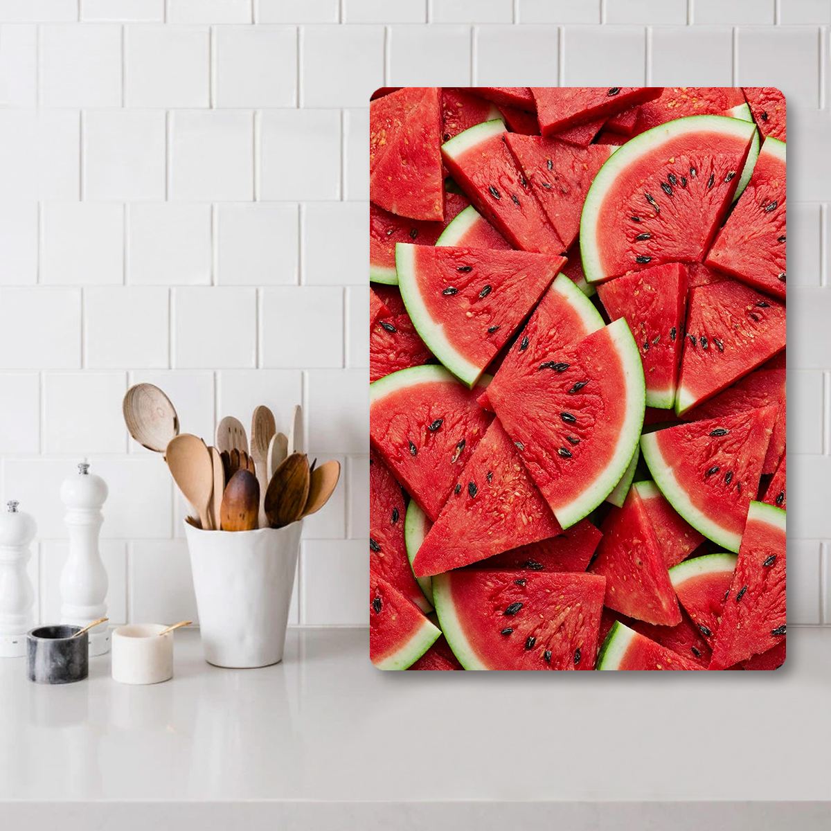 Tábua de Corte – 30 x 40 cm – Multicolorido – Vidro Temperado