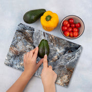 Tábua de Corte – 20 x 30 cm – Multicolorido – Vidro Temperado