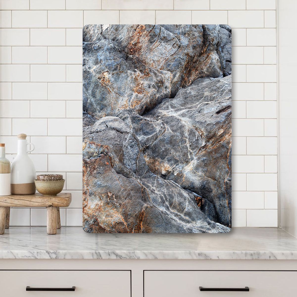 Tábua de corte – 30 x 40 cm – Multicolorido – Vidro Temperado