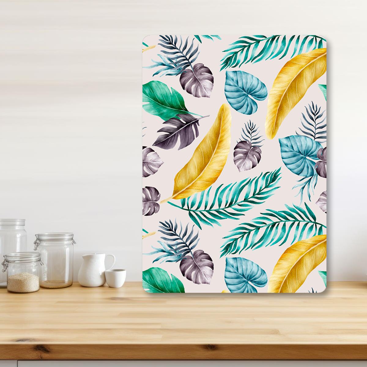 Tábua de corte – 30 x 40 cm – Multicolorido – vidro temperado