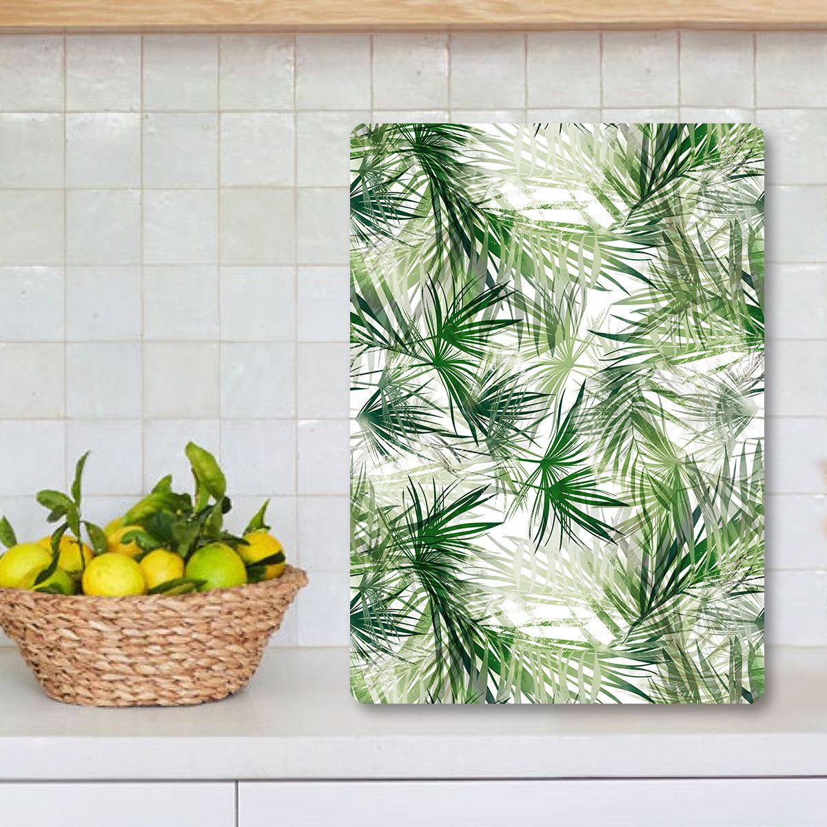 Tábua de corte – 30 x 40 cm – Multicolorido – Vidro temperado