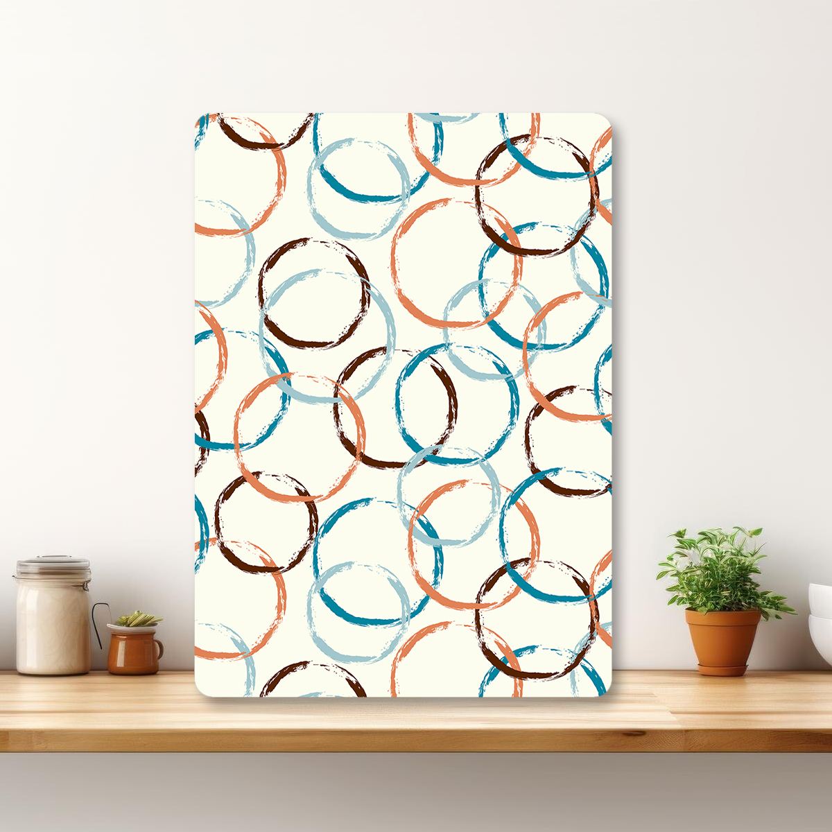 Tábua de Corte – 30 x 40 cm – Multicolorido – Vidro Temperado