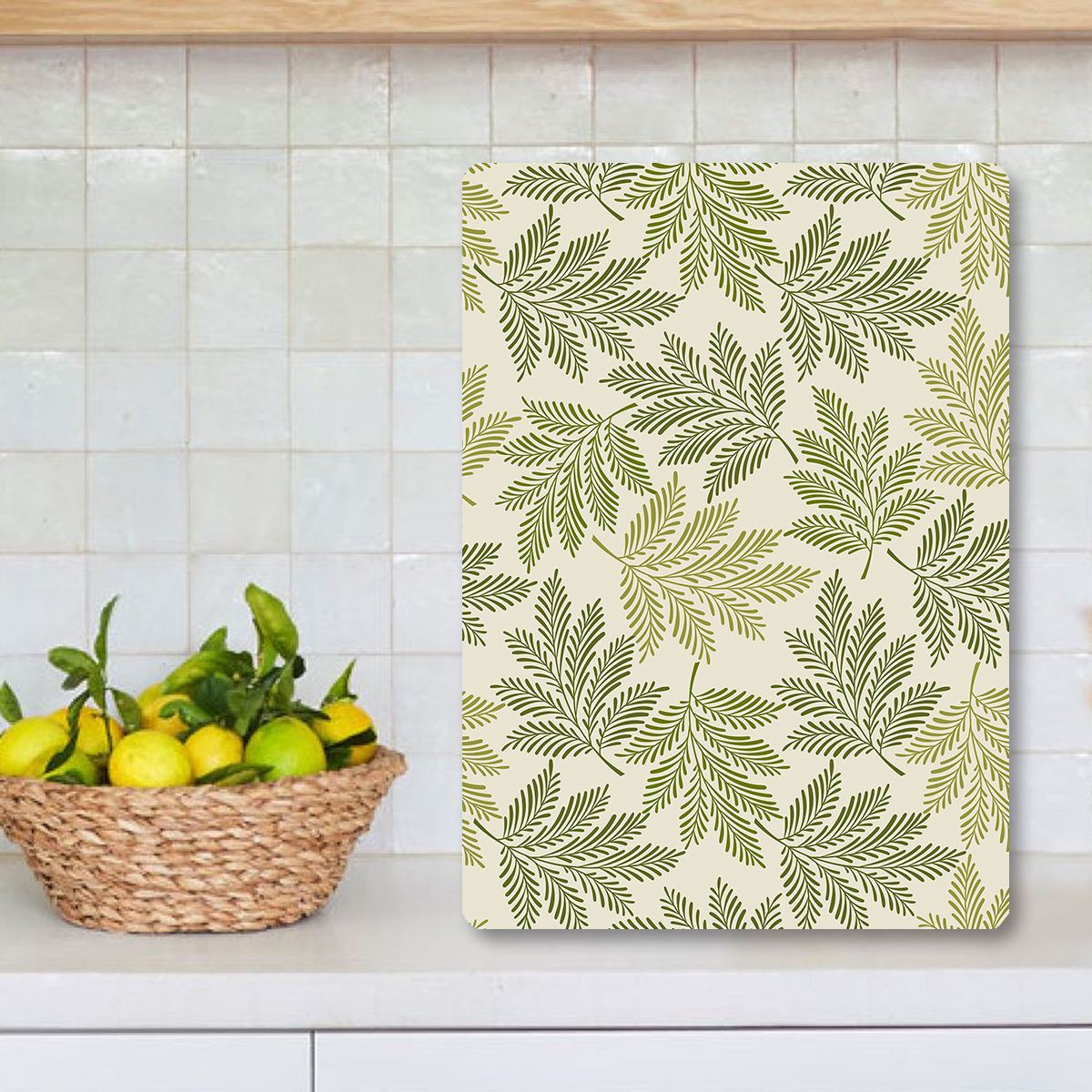 Tábua de corte de vidro temperado – 30 x 40 cm – Multicolorido