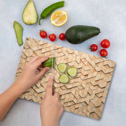 Tábua de Corte – 30 x 40 cm – Multicolorido – Vidro Temperado